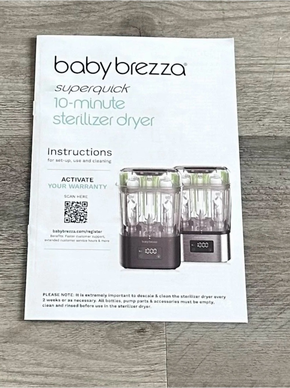 Baby Brezza Bottle Sterilizer and Dryer - Black/Grey - Picture 7 of 8